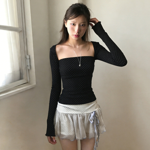 Women Polka Dot Knit Camisole <b>Cardigan</b> Two Piece <b>Set</b> Casual Solid Color <b>Top</b> <b>Set</b> Stylish Versatile Daily Wear - Product Image 4