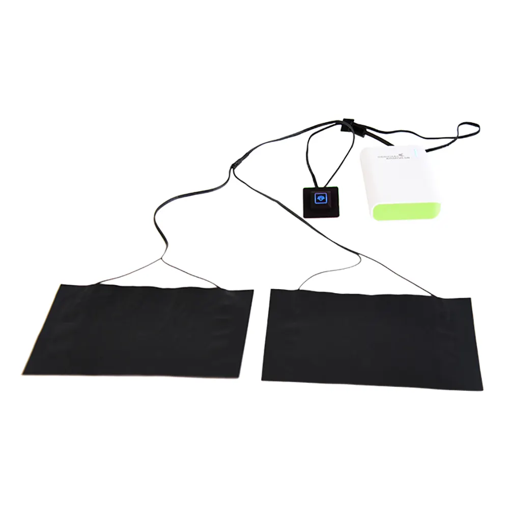 Far Infrarood Usb Elektrische Verwarming Verwarming Pads Koolstofvezel Verwarmingselement Laagspanning Oem Verwarming Kleding Pads Voor Kleding