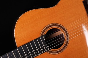 Handcrafted 39 Inch All Solid Classical Guitar Solid Cedar <b>Top</b> & Solid Back Sides Savarez Nylon <b>String</b> Alston AG-330 - Product Image 2