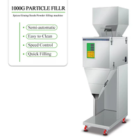 Machine de remplissage automatique pour poudre d'herbes, capacité 500 grammes, avec fonction de pesage et de remplissage