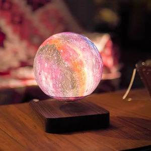 3D Printed Magic Magnetic Levitation Star Lamp 360Rotating Creative Floating <b>Light</b> Warm White Touch Control <b>Plug</b>-In Home - Product Image 2