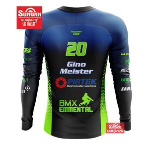 <span class=keywords><strong>Magliette</strong></span> da corsa personalizzate all'ingrosso stampate comode maglie bmx sublimate per <span class=keywords><strong>moto</strong></span> manica lunga bmx t shirt - Product Image 4