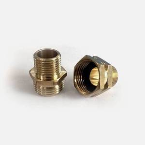 Nissin Garden Water Pipe Connector Brass Male Female <b>Threaded</b> Fittings For Hose Faucet Plant Watering Universal Connectors - Product Image 1