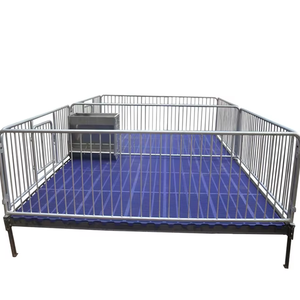 Enclos <span class=keywords><strong>de</strong></span> maternité pour porcelets galvanisé à chaud avec sol composite, cage <span class=keywords><strong>de</strong></span> sevrage durable en acier soudé pour l'élevage porcin - Product Image 1
