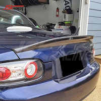 Aileron de coffre arrière en fibre de carbone pour Mazda MX5 NC 2005-2014, becquet de coffre de voiture, aileron arrière type bec de canard