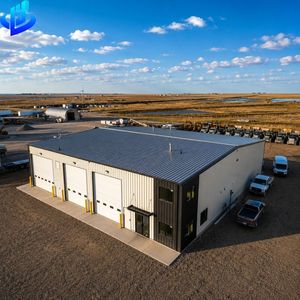 Bâtiments préfabriqués modernes personnalisés pour projets <span class=keywords><strong>de</strong></span> construction métallique, kits <span class=keywords><strong>de</strong></span> structures <span class=keywords><strong>en</strong></span> acier rouge pour entrepreneurs - Product Image 2