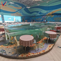 Leyu usine Offre Spéciale personnalisé épais acrylique personnalisé piscine tactile pour enfants pour hôtel