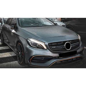 Bonne vente <span class=keywords><strong>Prix</strong></span> d'usine Modification de voiture Grille de pare-chocs Kit de carrosserie de mise à niveau pour Mercedes-Benz Classe A W176 Changement tardif en <span class=keywords><strong>A45</strong></span> <span class=keywords><strong>AMG</strong></span> - Product Image 5