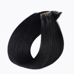 थोक टेप बालों का विस्तार क्यूटिकल गठबंधन डबल खींचा हुआ मोटा अंत वास्तविक मानव बालों 100% वेफ्ट में सहज इंजेक्शन टेप - Product Image 2