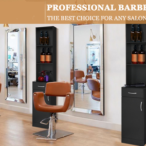 Barra de color para peluquería, equipos completos de salón, conjunto de belleza, paquetes de muebles, estación de salón de montaje en pared, espejo de tocador para maquillaje - Product Image 4