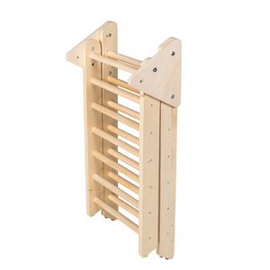 Estructura de escalada de madera para niños, juguete de parque infantil interior para entrenamiento de integración sensorial - Product Image 2