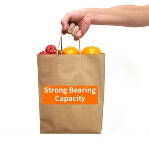 Bolsa de Papel Kraft para Comida para Llevar, con Logotipo Personalizado Impreso, Precio de Fábrica, OEM ODM - Product Image 6