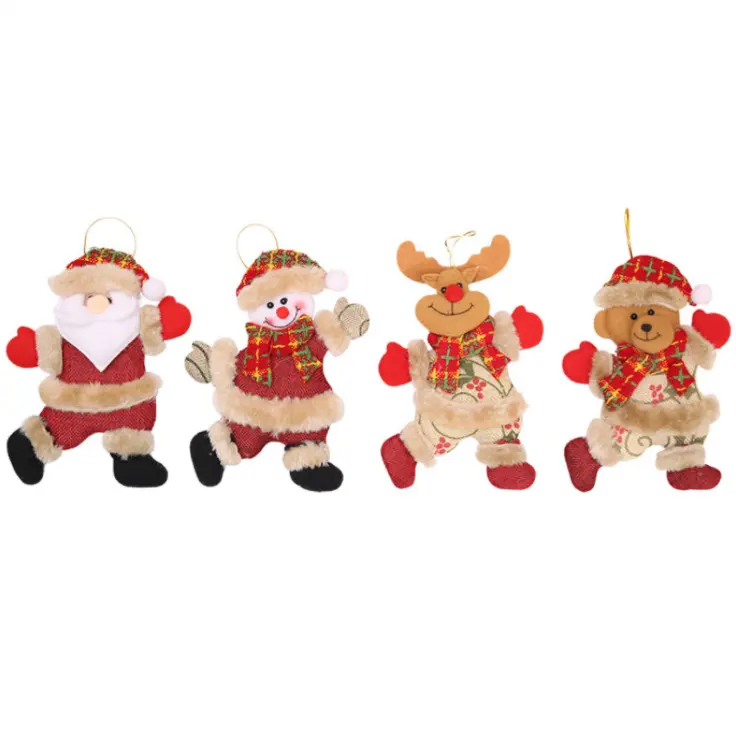 Christmas Ornaments Christmas Tree Doll Dancing Snowman Hanging for New Year Gift