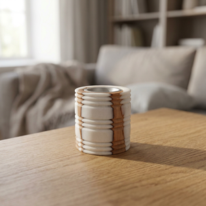 Quemador de Incienso Artesanal de Madera con Incrustaciones de Resina, Difusor Aromático, Soporte Decorativo para Todas las Estaciones, Material de Bambú, Decoración para el Hogar, Mubkharah - Product Image 1