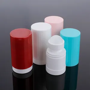 Umwelt freundliche leere recycelbare Großhandel Nachfüllung Kosmetik verpackung 30ml Zylinder Kunststoff Deodorant Rolle auf Flaschen behälter