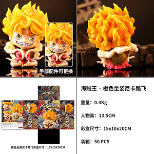 2 Color 13,5 cm <span class=keywords><strong>Mono</strong></span> de alta calidad D. Luffy Gear Fifth Sun God Nika Fighting status Resina artesanal Figura de PVC como regalo de promoción - Product Image 6