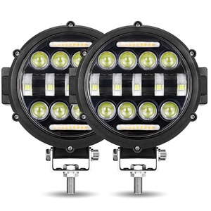 ไฟทำงาน LED กันน้ำขนาด 7 นิ้ว 51W 9-80V สว่างพิเศษ สำหรับรถบรรทุก ไฟหน้ารถ - Product Image 4
