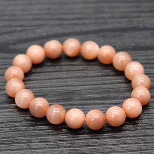 Natürliche Hohe Qualität Sunstone Armbänder Schmuck 6mm 8mm 10mm Pfirsich Mondstein - Product Image 2