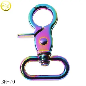 Wholesale Handbag Metal Hardware Bags Metal Parts Adjuster Buckle Pin Buckle Snap Hooks For Suitcase