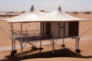 <span class=keywords><strong>Tente</strong></span> <span class=keywords><strong>de</strong></span> glamping <span class=keywords><strong>de</strong></span> luxe pour 2-5 personnes Elysee's Deluxe Superior Room Desert Forest View Elevated Family Suite Tent for Trade - Product Image 4