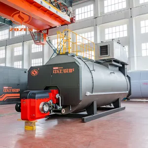 Industria Horizontal Wns Gas Diesel Caldera de vapor para el suministro de calor