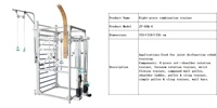 Kit de 8 Piezas para Rehabilitación de Terapia Física de Extremidades Superiores, Muletas y Equipo de Ejercicio Múltiple para Manos y Hombros