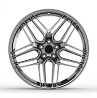 Nouveauté, vente flash, jantes de voiture en chrome forgé concave profond de 35 mm ET, utilisées pour X3 X4 Audi Q5 Mercedes-GLC AMG