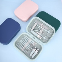 Ensemble de manucure professionnel 18 en 1, coupe-ongles, kit de pédicure avec étui de voyage pour les soins personnels et le toilettage