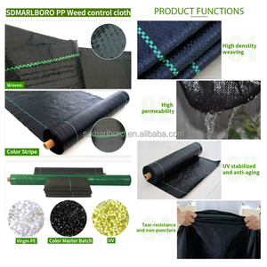 Toile de paillage respirante et perméable à l'eau de haute qualité, tapis de couverture de sol pour jardinage, <span class=keywords><strong>géotextile</strong></span> <span class=keywords><strong>anti</strong></span>-mauvaises herbes - Product Image 5