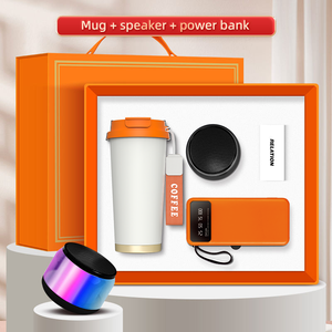 TMS22-3 Mug Speaker Power Bank Office Conference Business Promotional Items Corporate Gift Sets
