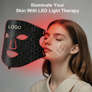 Masque facial LED en silicone souple <span class=keywords><strong>EYCO</strong></span> approuvé 510K, traitement facial LED Photon, appareil de luminothérapie rouge - Product Image 2