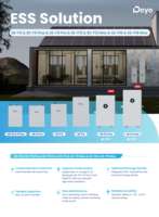 Système de stockage d'énergie à batterie AC Deye SE-F5 Pro 5.12kWh, stock européen, entrepôt Allemagne, livraison prête pour 2026