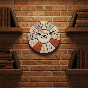 Horloge murale analogique moderne à thème parisien, style rétro et épuré, pour la décoration de maisons de campagne françaises, salon et chambre à coucher - Product Image 6