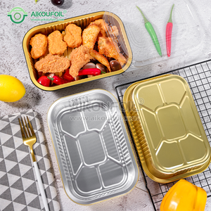 Populaire producten <span class=keywords><strong>2026</strong></span> Wegwerp voedselcontainers groothandel aluminiumfolie afhaallocaties voor catering - Product Image 1