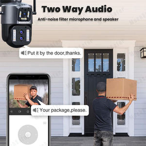 กล้องวงจรปิดแบบ PTZ ซูม10X ได้3เลนส์12MP ไร้สาย6K ไร้สาย IPC360กล้องรักษาความปลอดภัยกลางแจ้งที่บ้านกล้อง PTZ IP - Product Image 5