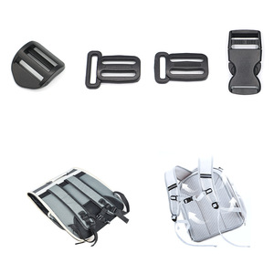 Hebilla Deslizante de Plástico de 25 mm para Bolsas de Transporte de Mascotas, Hebilla de Anillo en D Multidireccional Resistente - Product Image 4