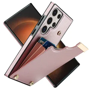 Capa traseira magnética para Samsung Galaxy A53 / A73 / A52 / A12 / S23 Geili Carteira com suporte para cartão