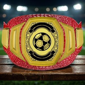 Cinturones de Boxeo de Cuero Genuino, Cinturones de Título Premium Personalizables de Alta Calidad para Luchadores, Totalmente Personalizados - Product Image 1
