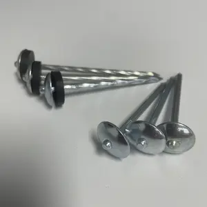 twisted umbrella roofing nails making machine roofing nails galvanized