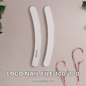 Lime à ongles Fabiyan avec logo imprimé personnalisé, zèbre, 4 formes différentes, outil de manucure, grain 100/180, double face, matériau émeri - Product Image 3