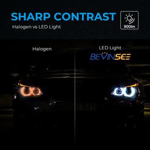 BEVINSEE 2x H10W Bombillas LED para Faros Delanteros con Ojos de Ángel para BMW 520i 523i 550i <span class=keywords><strong>525d</strong></span> 530d 535d M5 <span class=keywords><strong>M</strong></span> <span class=keywords><strong>Sport</strong></span> - Product Image 6