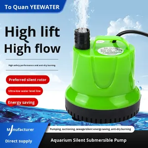 Pompe à eau submersible pour aquarium - 25W, pour usage extérieur, circulation d'eau et pompe de fontaine avec aspiration par le bas, en boîte - Product Image 5