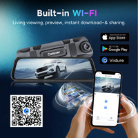 Caméra de tableau de bord Carlover AI 4K IMX675 STARVIS 2 WDR ADAS GPS WiFi à double objectif, enregistreur vidéo, rétroviseur, garantie 1 an