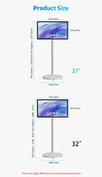 Écran tactile de 27 pouces Stand By Go Écran intelligent de divertissement extérieur familial portable emballé dans une mallette