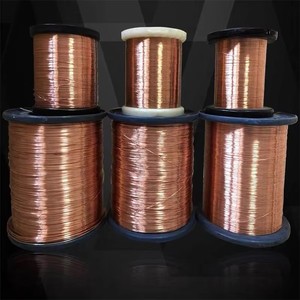 고순도 99.99% 1.5mm 적색 황동 베어 구리 와이어 필 드 Cuivre 권선 용 순수 에나멜 구리 와이어 - Product Image 4