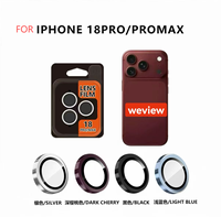 Protector de Pantalla de Vidrio Templado con Lente de Cámara de Diamante de Aleación de Aluminio para iPhone 18 Pro Max Fold Ultra Weview