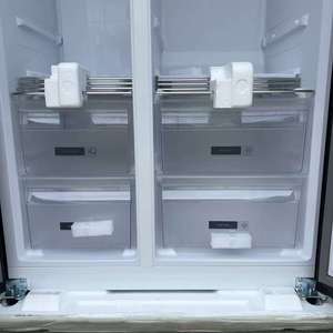 Refrigerador de Doble Puerta de Acero Inoxidable, 693L de Gran Capacidad, Puerta de Vidrio Negro, Enfriamiento por Ventilador, Sin Escarcha, Frecuencia Variable Eléctrica - Product Image 5