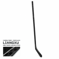 Bâton de hockey sur glace en gros, 100% fibre de carbone, haute qualité, tailles SR INT JR, options de lame, personnalisation OEM, fabrication en vrac disponible