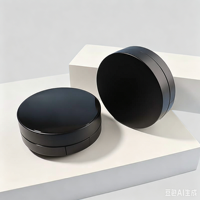 Pot à pompe sans air de luxe personnalisé, conteneur en plastique à coussin d'air, étui à coussin d'air, boîte à poudre compacte, emballage cosmétique