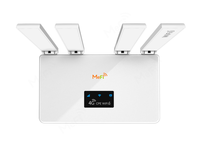 ZT R611-E Router 4G LTE, dengan kartu sisipan SIM kompatibel dengan WCDMA/FDD-LTE/TDD-LTE//ax 300M WiFi6 1 Port DC 12V